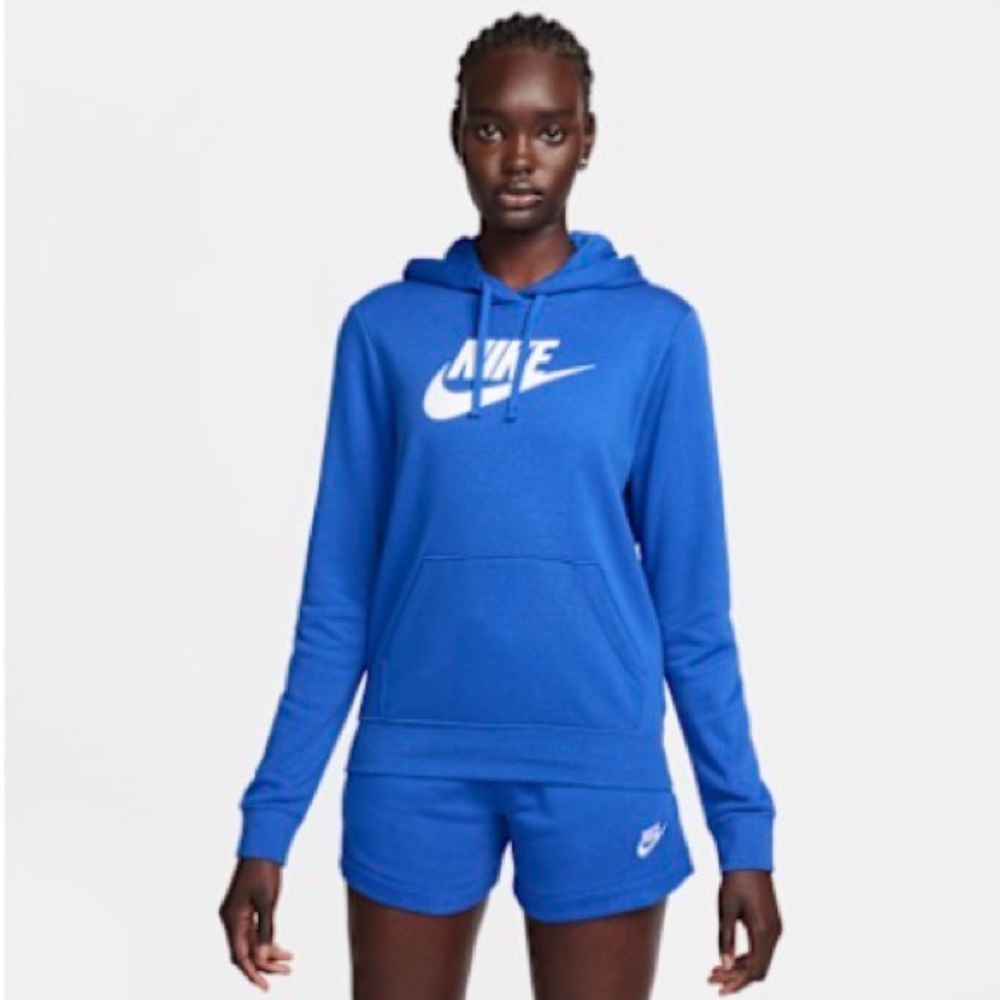 Nike Sportswear Club Fleece Blue Hoodie